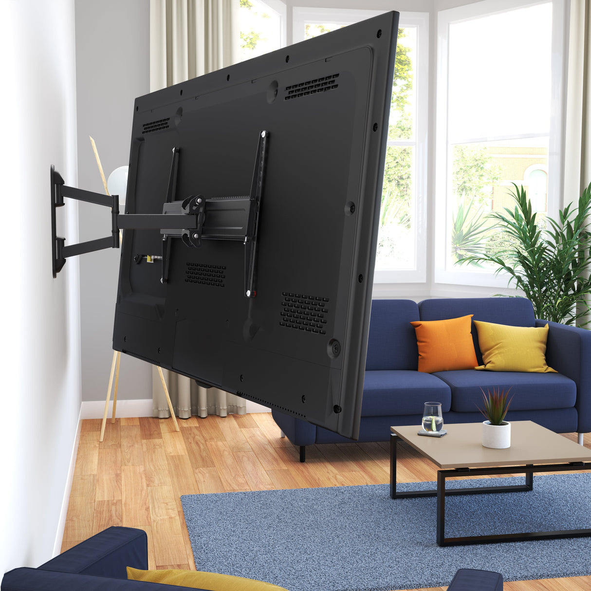 AVF EL804B Ecomount Multi Position TV Wall Mount, for TVs 40-80"