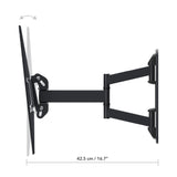 AVF EL804B Ecomount Multi Position TV Wall Mount, for TVs 40-80"