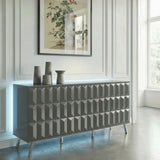Frank Olsen Elevate Grey Sideboard with Mood Lighting