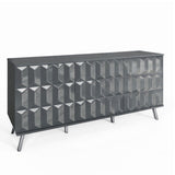Frank Olsen Elevate Grey Sideboard with Mood Lighting