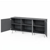 Frank Olsen Elevate Grey Sideboard with Mood Lighting