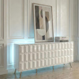 Frank Olsen Elevate White Sideboard with Mood Lighting
