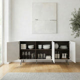 Frank Olsen Elevate White Sideboard with Mood Lighting