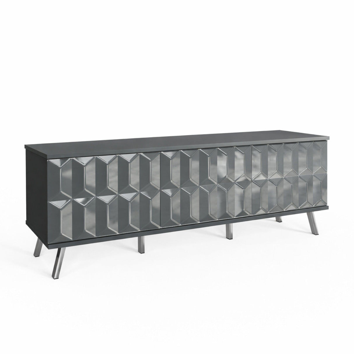 Frank Olsen Elevate Grey TV Cabinet with Mood Lighting