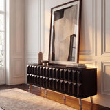 Frank Olsen Elevate Black TV Cabinet with Mood Lighting