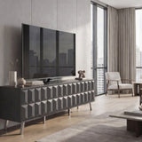 Frank Olsen Elevate Grey TV Cabinet with Mood Lighting