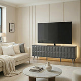 Frank Olsen Elevate Grey TV Cabinet with Mood Lighting