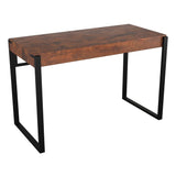 AVF Ridgewood 100cm Wide Rustic Dark Wooden Desk (FD1000RIDDW)