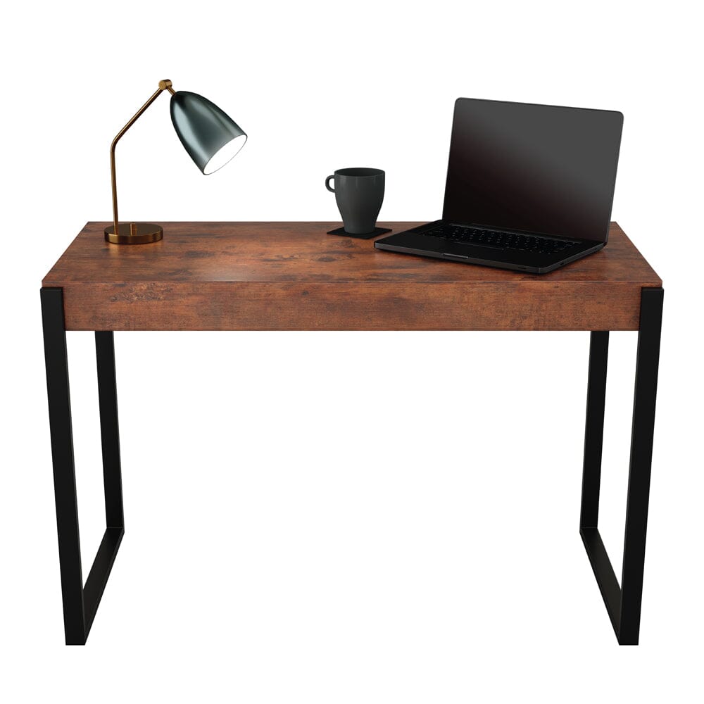 AVF Ridgewood 100cm Wide Rustic Dark Wooden Desk (FD1000RIDDW)