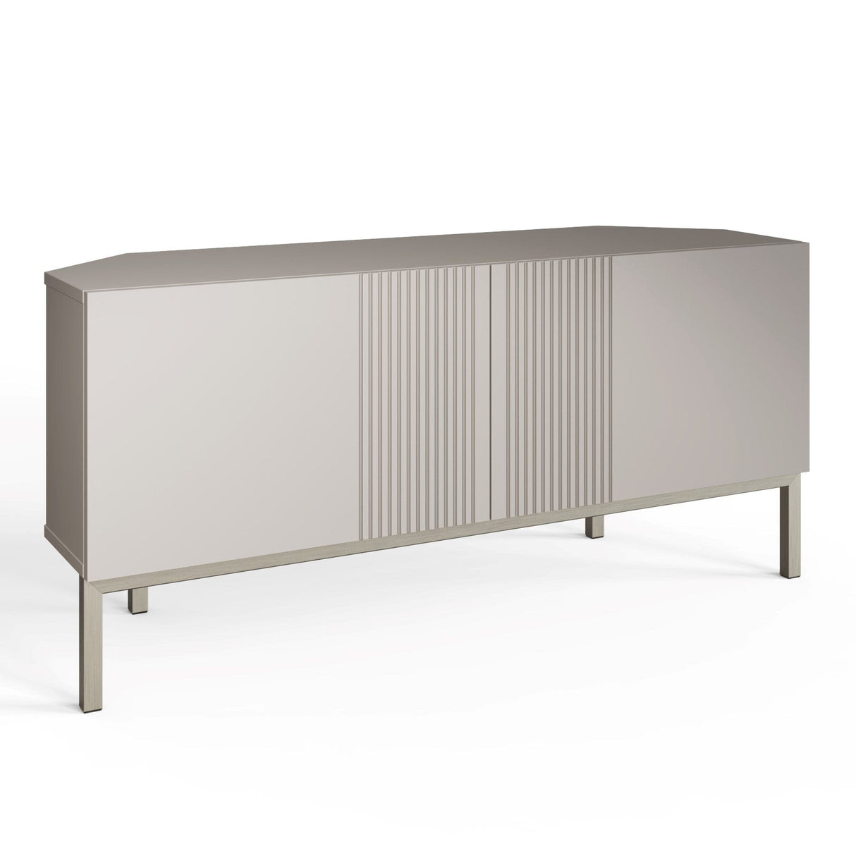 Frank Olsen Iona Grey Corner TV Cabinet with Mood Lighting for TV's up to 50"