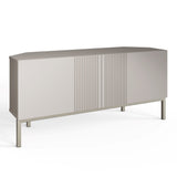 Frank Olsen Iona Grey Corner TV Cabinet with Mood Lighting for TV's up to 50"