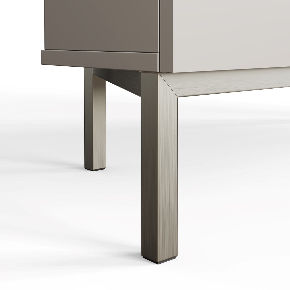 Frank Olsen Iona Grey Corner TV Cabinet with Mood Lighting for TV's up to 50"