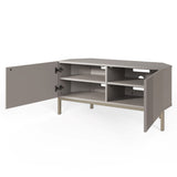 Frank Olsen Iona Grey Corner TV Cabinet with Mood Lighting for TV's up to 50"