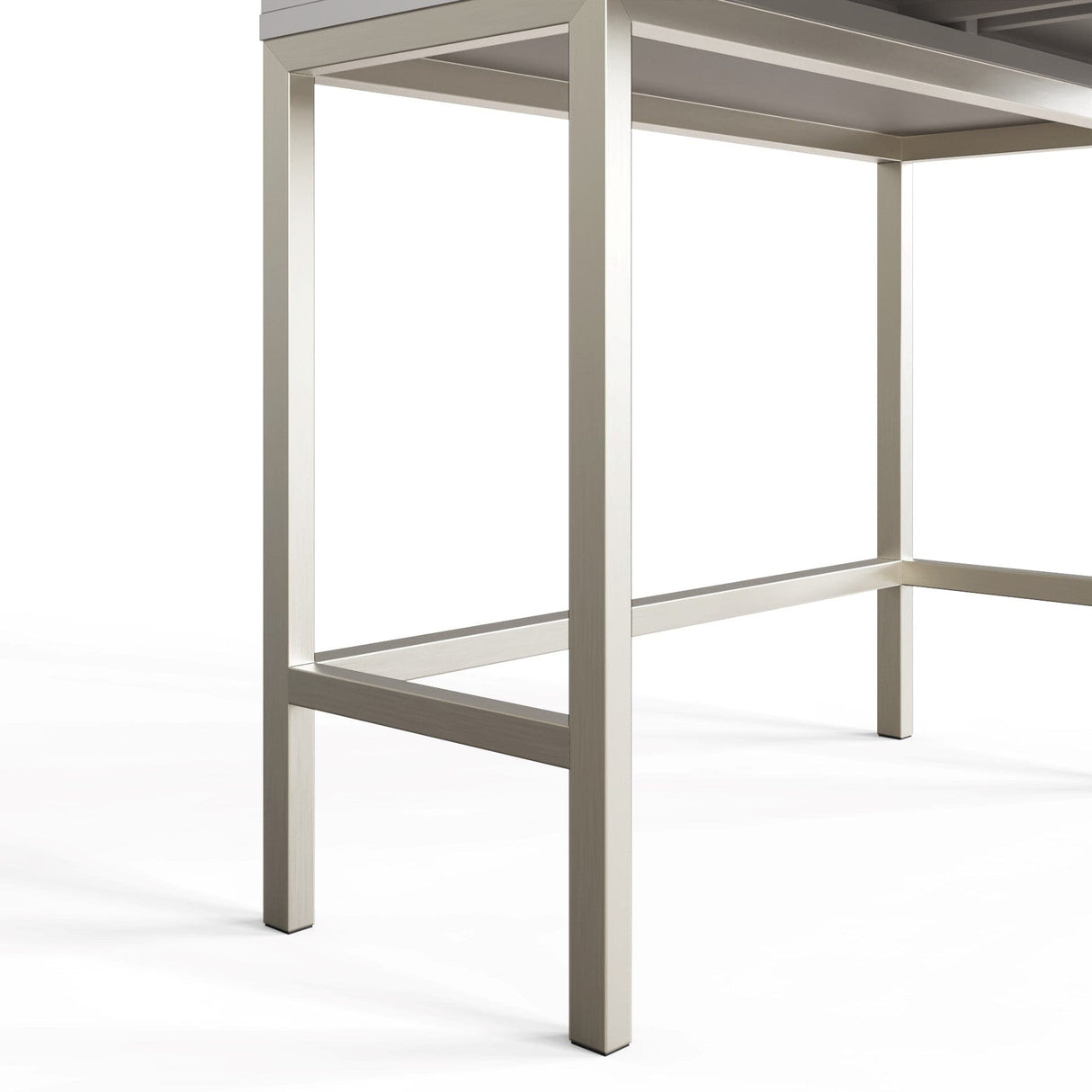 Frank Olsen Iona White Console Table with Mood Lighting