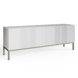 Frank Olsen Iona White TV Cabinet with Mood Lighting for TV's up to 70"