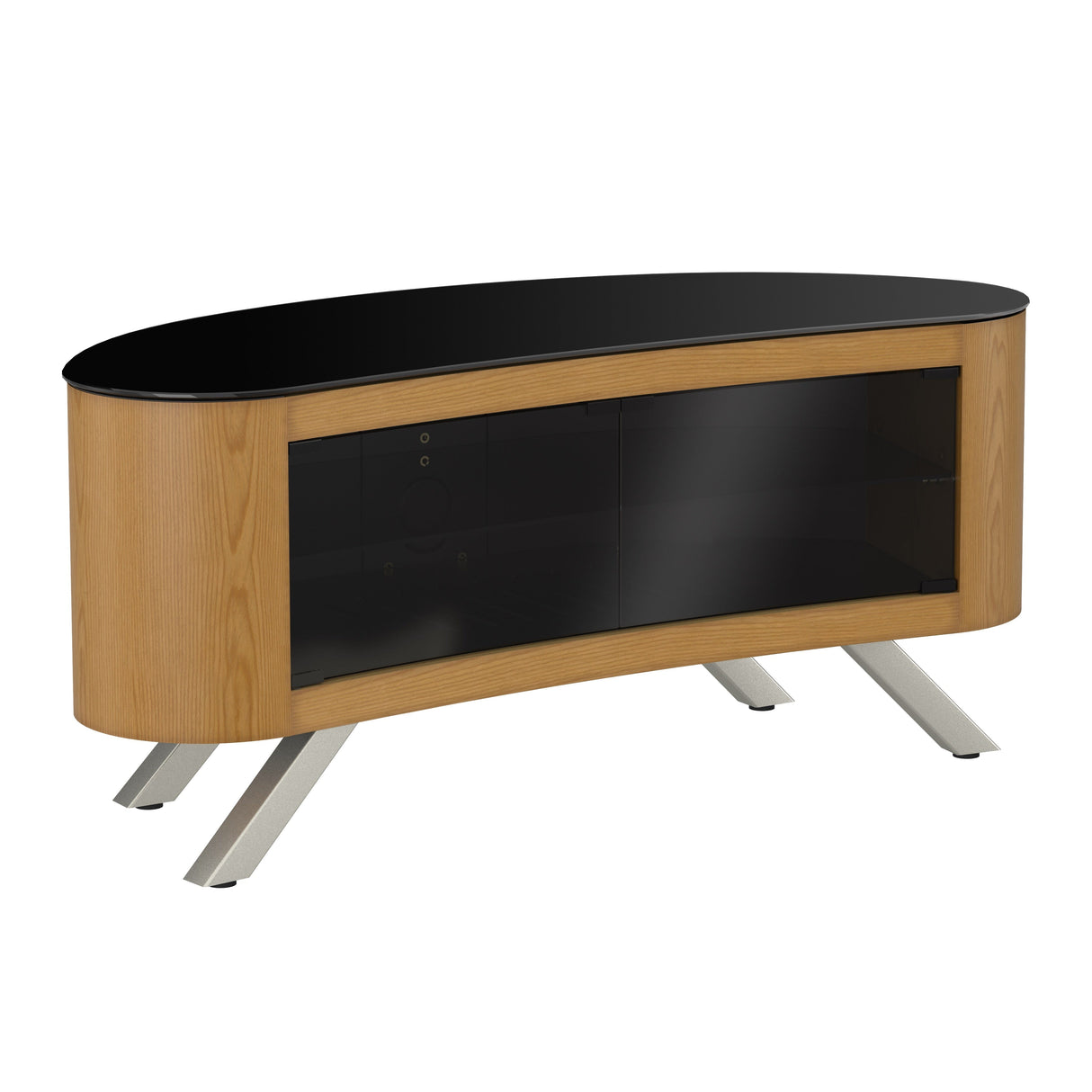 AVF Affinity Bay 1.15m Curved TV Stand - Oak