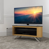 AVF Affinity Bay 1.15m Curved TV Stand - Oak