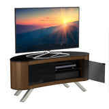 AVF Affinity Bay 1.15m Curved TV Stand - Walnut
