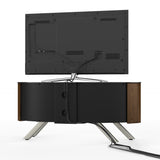 AVF Affinity Bay Plus 1.15m Curved TV Stand - Walnut