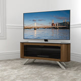 AVF Affinity Bay Plus 1.15m Curved TV Stand - Walnut