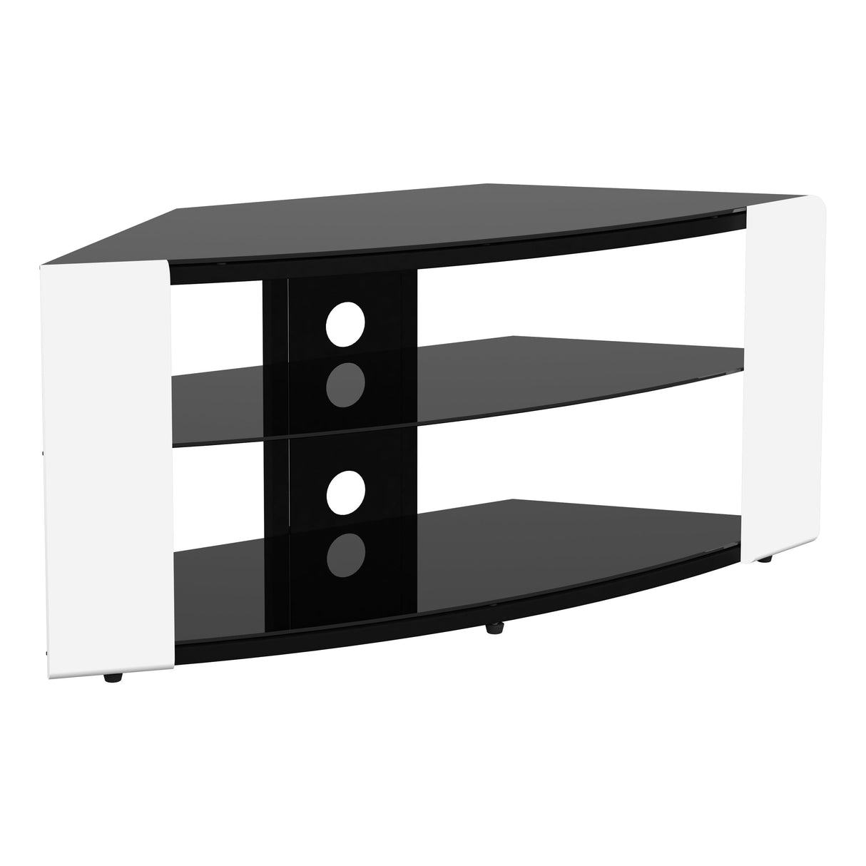 AVF Como 1.08m Corner TV Stand - Gloss White