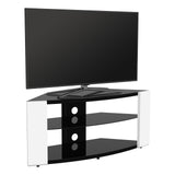 AVF Como 1.08m Corner TV Stand - Gloss White