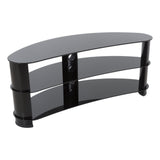 AVF Jelly Bean 1.2m Curved TV Stand - Black