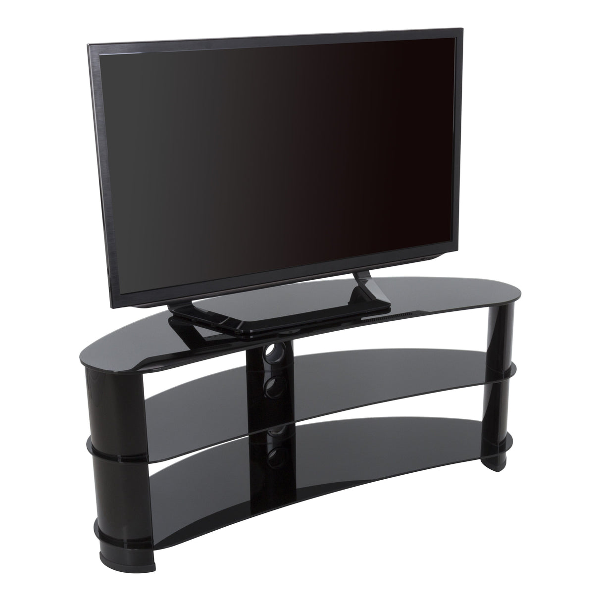 AVF Jelly Bean 1.2m Curved TV Stand - Black