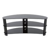 AVF Jelly Bean 1.2m Curved TV Stand - Black