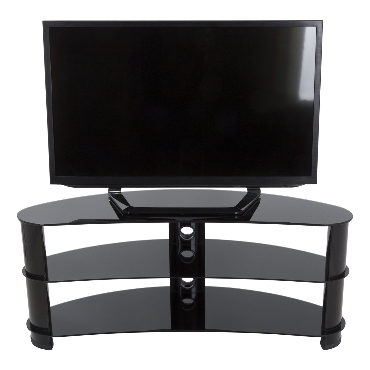 AVF Jelly Bean 1.2m Curved TV Stand - Black