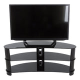 AVF Jelly Bean 1.2m Curved TV Stand - Black