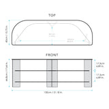 AVF Varano 1.3m Corner TV Stand - Black