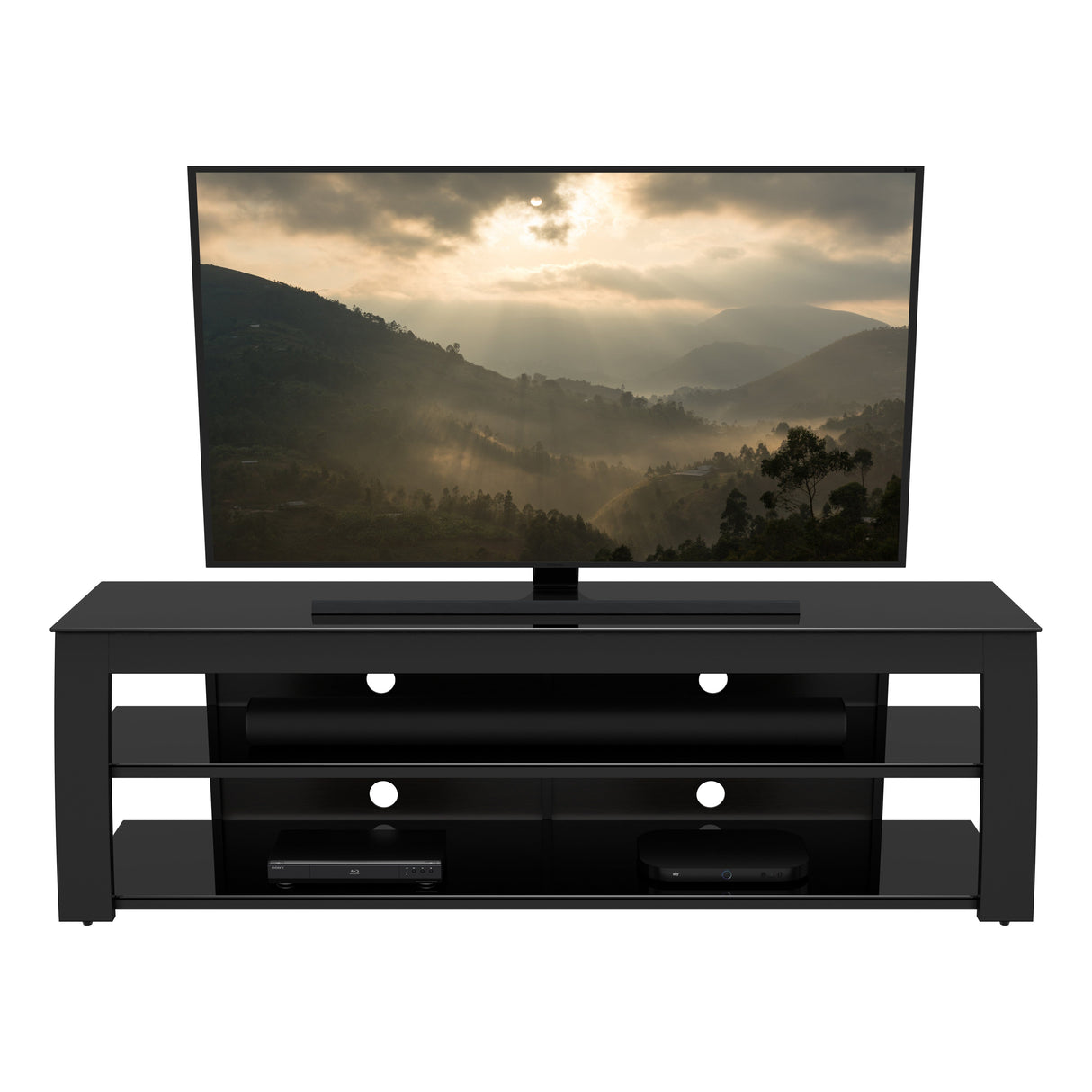AVF Kivu 1.8m TV Stand  - Black