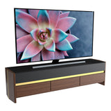 AVF Venturi 2m TV Stand - Walnut & Black