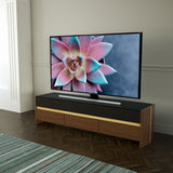 AVF Venturi 2m TV Stand - Walnut & Black