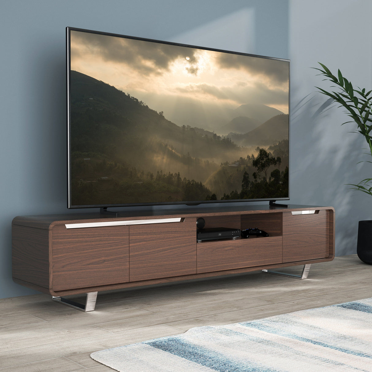 AVF Marquis 2m TV Stand - Walnut
