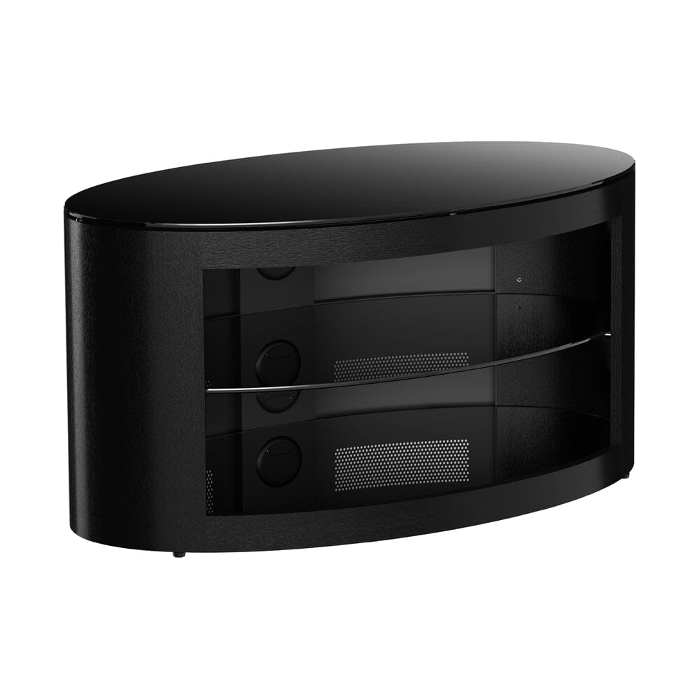 AVF Affinity Buckingham 80cm Black Oval TV Stand for TVs up to 40"