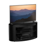 AVF Affinity Buckingham 80cm Black Oval TV Stand for TVs up to 40"