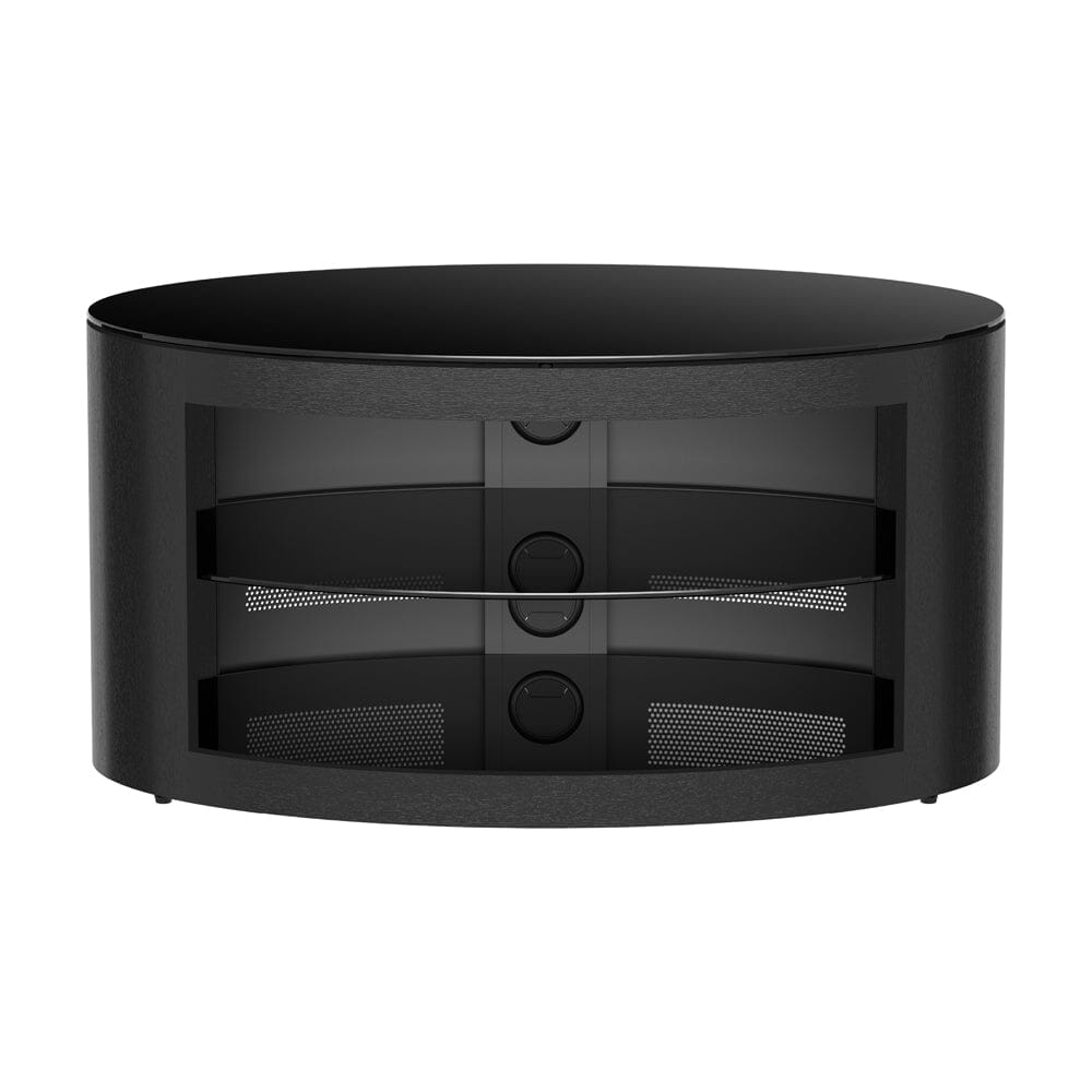 AVF Affinity Buckingham 80cm Black Oval TV Stand for TVs up to 40"