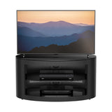 AVF Affinity Buckingham 80cm Black Oval TV Stand for TVs up to 40"