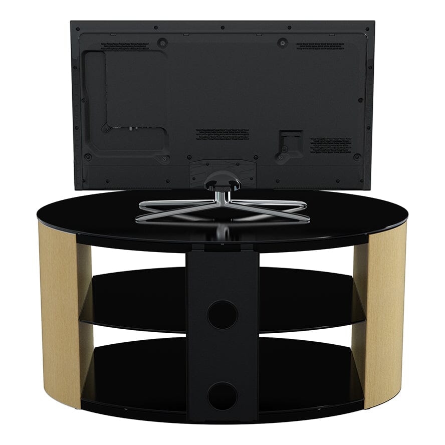 AVF Reed 80cm Oval TV Stand - Oak
