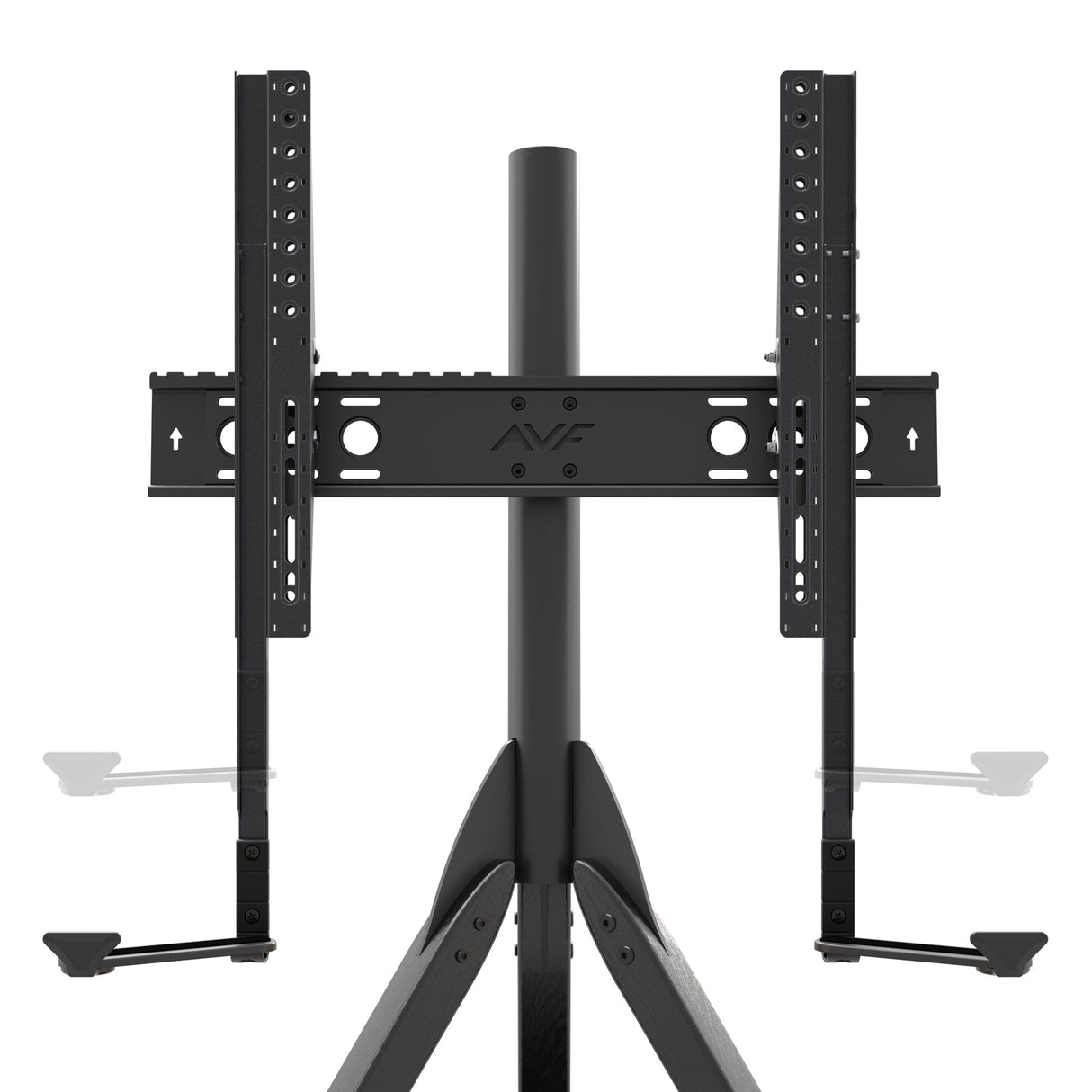 AVF Hoxton Sound Freestanding Tripod Black TV Stand with Soundbar Bracket