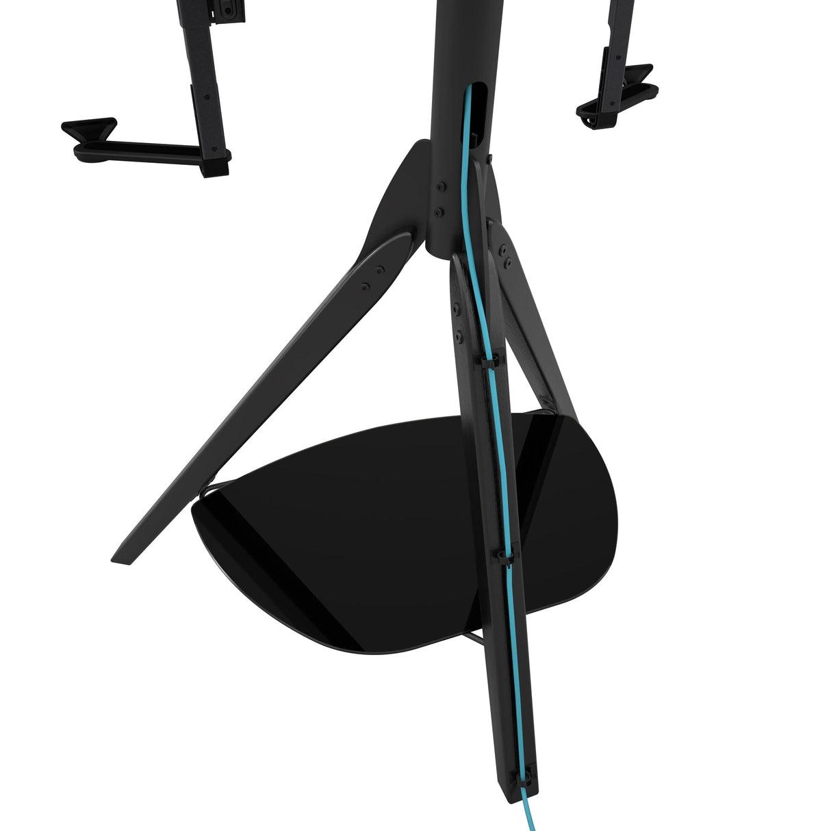 AVF Hoxton Sound Freestanding Tripod Black TV Stand with Soundbar Bracket