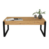 AVF Ridgewood 110cm Wide Rustic Light Wooden Coffee Table (FT110RIDLW)