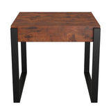 AVF Ridgewood 50cm Wide Rustic Dark Wooden Side Table (FT50RIDDW)