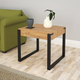 AVF Ridgewood 50cm Wide Rustic Light Wooden Side Table (FT50RIDLW)