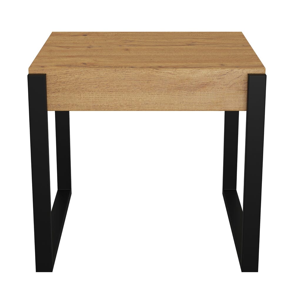 AVF Ridgewood 50cm Wide Rustic Light Wooden Side Table (FT50RIDLW)
