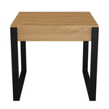 AVF Ridgewood 50cm Wide Rustic Light Wooden Side Table (FT50RIDLW)