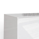 Frank Olsen High Gloss White 1500mm TV Cabinet with LED Lighting