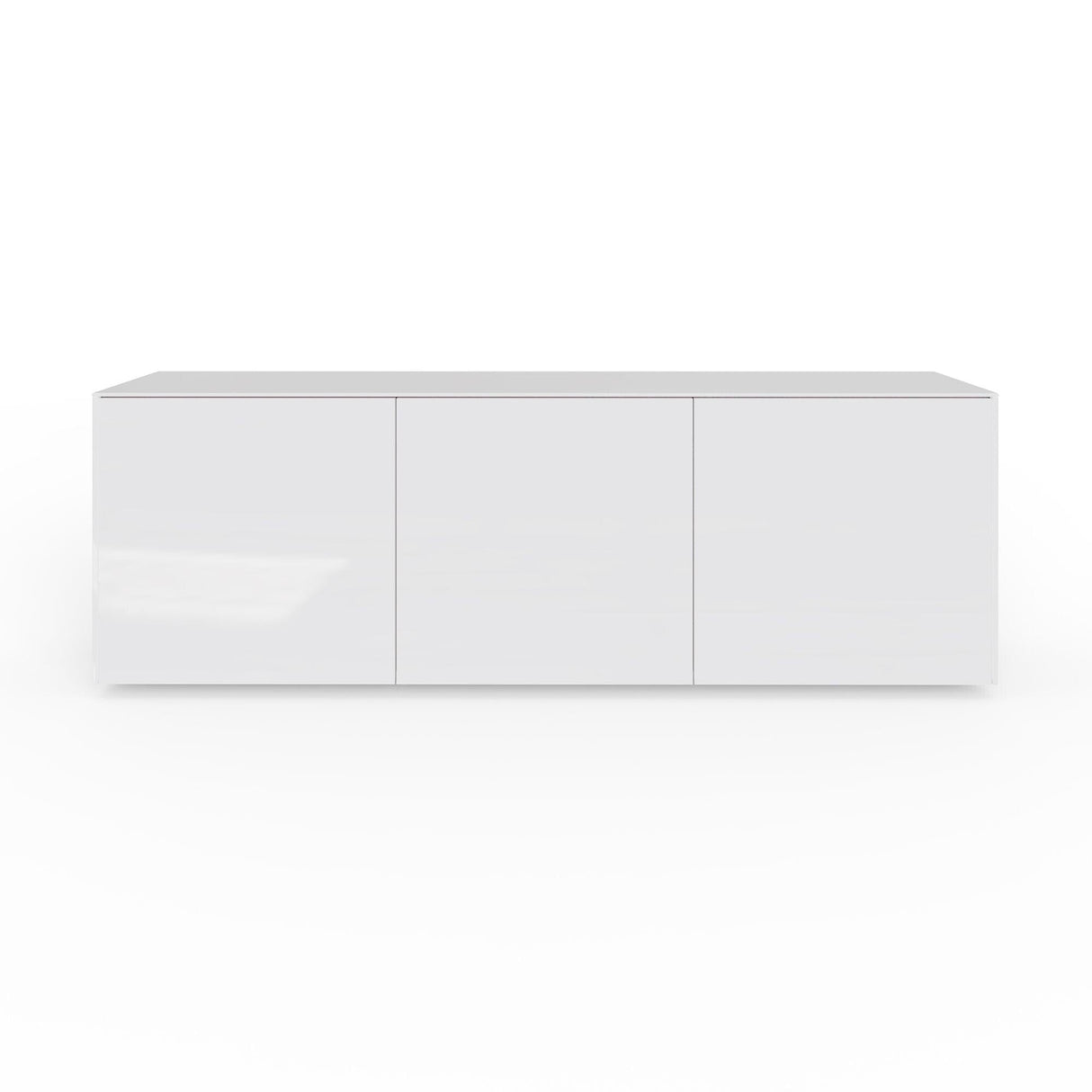 Frank Olsen High Gloss White 1500mm TV Cabinet with LED Lighting